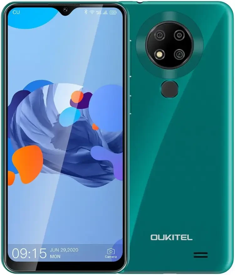 Смартфон OUKITEL C19 Pro Green 4G 4\64Gb 4000 мА\год, фото 1