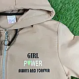 Спортивний костюм-двійка на блискавці на дівчинку розкішної якості Туреччина Розмір 134, фото 3