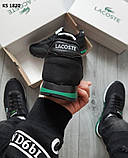 Чоловічі кросівки Lacoste Black, фото 7