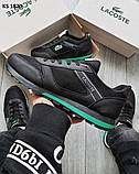 Чоловічі кросівки Lacoste Black, фото 2