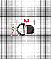 Петля обувная T.GM-302Z (- 1V темний нікель)