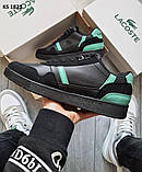 Чоловічі кросівки Lacoste Black/Green, фото 2