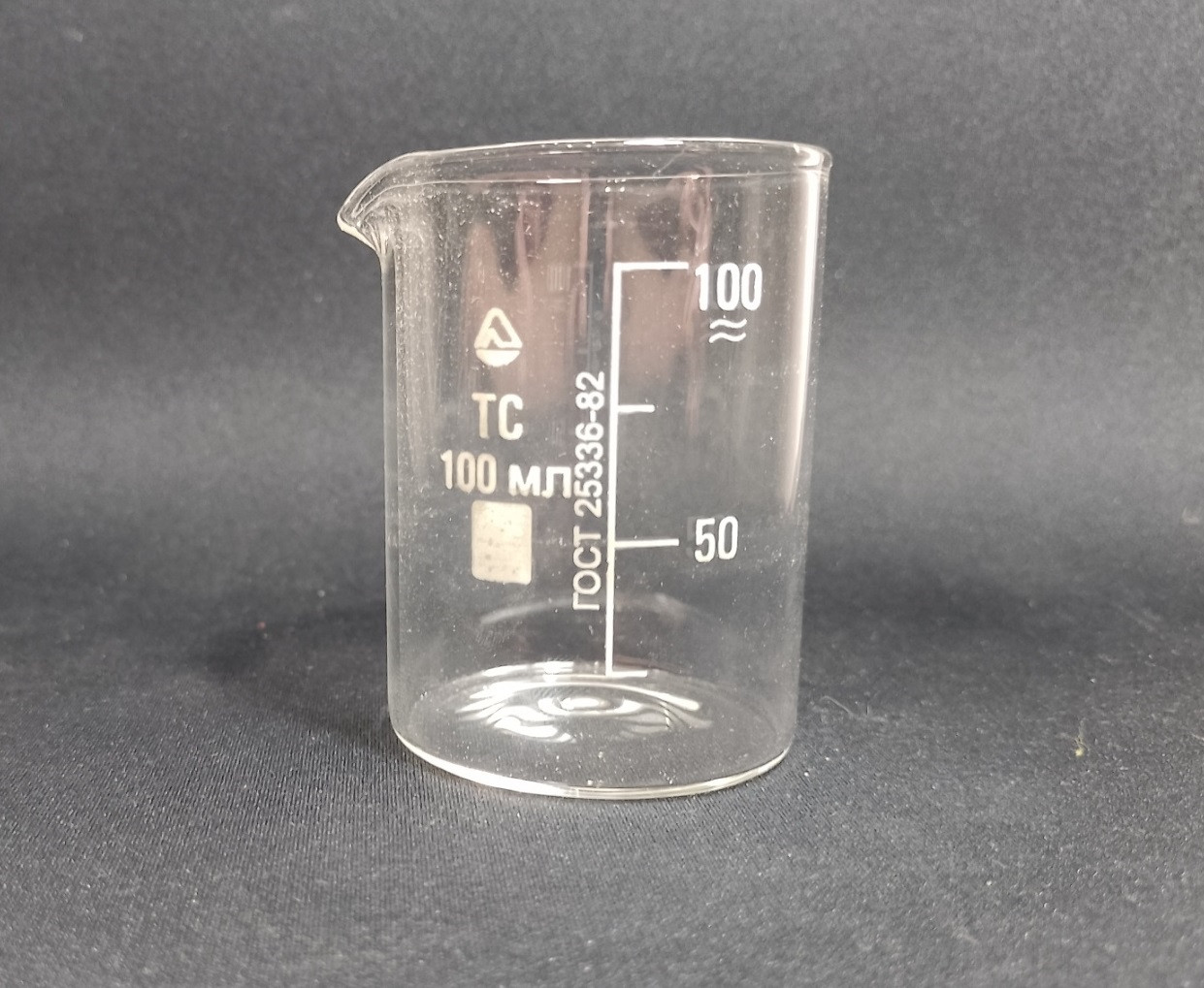 Стакан низький Н-1-100 ТС зі шкалою з термостійкого скла (ГОСТ 25336-82)