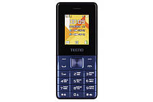 Мобiльний телефон Tecno T301 Dual Sim Deep Blue (4895180778681)