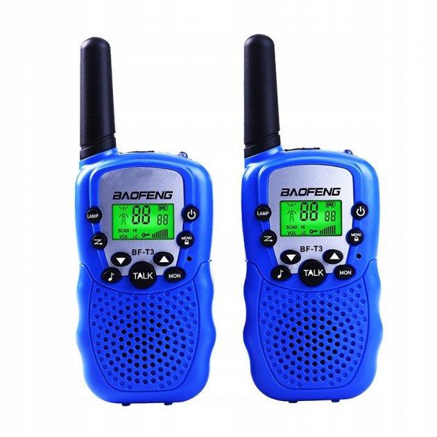 Рація Baofeng BF-T3 Портативна радіостанція Baofeng 2 шт. Колір: Синій