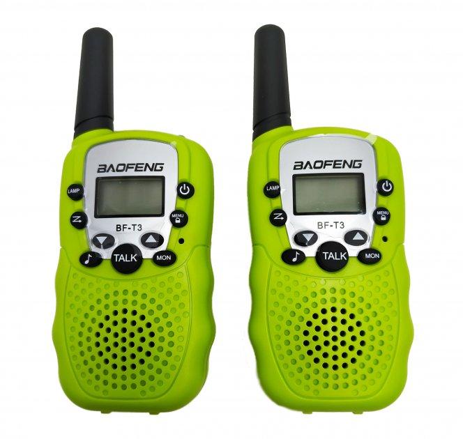 Рація Baofeng BF-T3 Портативна радіостанція Baofeng 2 шт. Колір: Салатовий