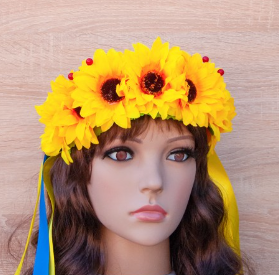 Український вінок на обідку Соломія ABC