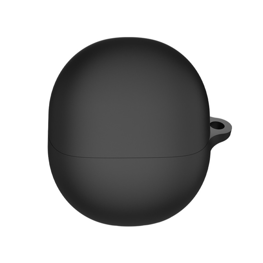 Силіконовий чохол для Xiaomi Buds 4 | чохол + карабін | чорний