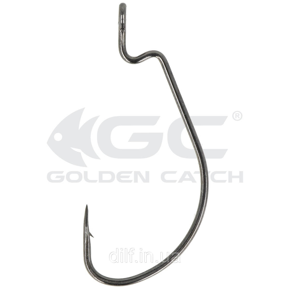 Крючок GC Offset Okkapari 4091BN №1 (5шт), фото 1