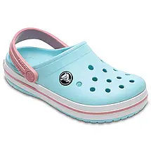 Crocs Kids’ Crocband Clog Ice Blue / White — Дитячі Сабо Крокс Крокбенд Айс Блу / Білі — Оригінал, фото 4