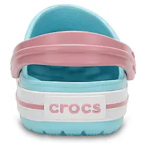 Crocs Kids’ Crocband Clog Ice Blue / White — Дитячі Сабо Крокс Крокбенд Айс Блу / Білі — Оригінал, фото 5