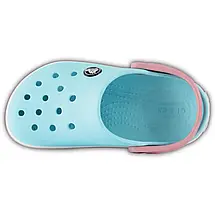 Crocs Kids’ Crocband Clog Ice Blue / White — Дитячі Сабо Крокс Крокбенд Айс Блу / Білі — Оригінал, фото 6