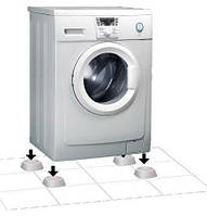 Антивибрационные подставки Silent Pad White универсальные для стиральной машины, посудомоечной машины