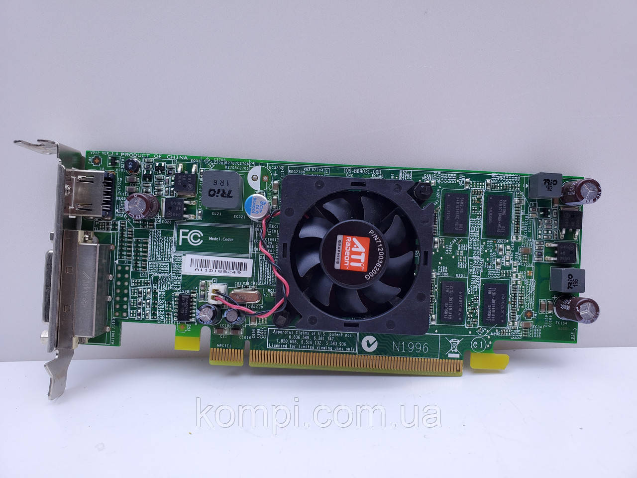 Відеокарта ATI Radeon HD 5450 1GB PCI-e HDMI Низькопрофільна