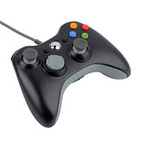 Проводной USB Джойстик для ПК USB-360 Black под видом Xbox 360 вибро Черный! Лучшая цена