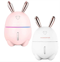 Увлажнитель воздуха с ночником Humidifiers Rabbit | Мини ночник 2 в 1 с LED подсветкой | Белый! Лучшая цена