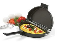 Двойная сковорода для омлета Folding Omelette Pan | Омлетница с антипригарным покрытием! Лучшая цена