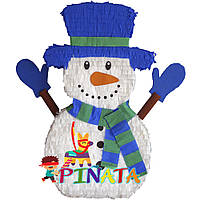 Пиньята Снеговик, Снеговичок с конфетами, пинята новогодняя
