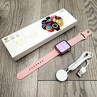 Смарт Часы GS8 mini pink 41мм 8 серии Apl Watch с функцией звонка розовый