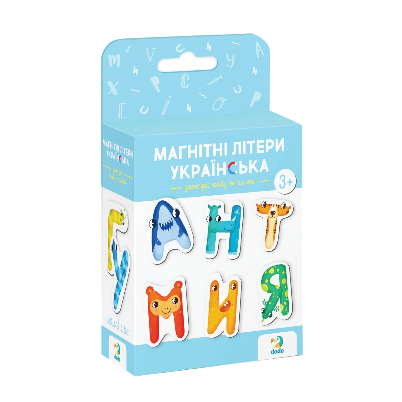 Магнітна гра Dodo Магнітні літери, Українська (200211)