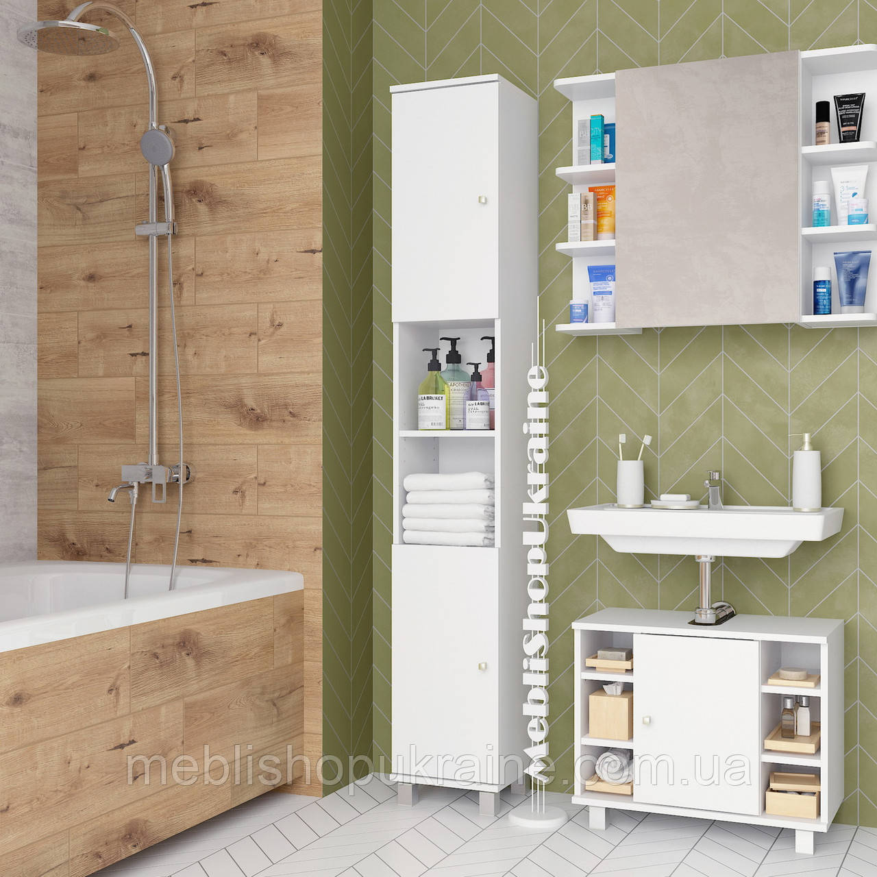 Пенал / Шкаф для ванной комнаты и дома: продажа, цена в Белой Церкви ...