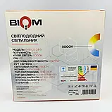 Світлодіодний світильник Biom BYR-02-24-5 24w круглий 5000К, фото 9