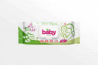 Влажные салфетки Biolly Baby с алое с клапаном 120 шт (4820207590526)