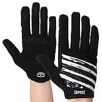 Перчатки спортивные TAPOUT SB168519 XS-XL черный-белый XS