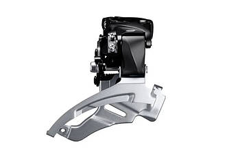 Перемикач перед. хомут универсал. тяга верхн. хомут max-40T під трубу 34,9мм срiблястий з чорним SHIMANO Altus FD-M2000