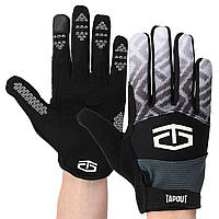 Перчатки спортивные TAPOUT SB168522 S-M черный-серый S
