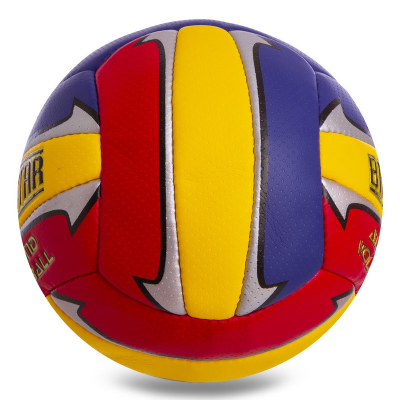 Мяч волейбольный BALLONSTAR LG2078 №5 PU красный-желтый-синий - фото 2 - id-p1808941575