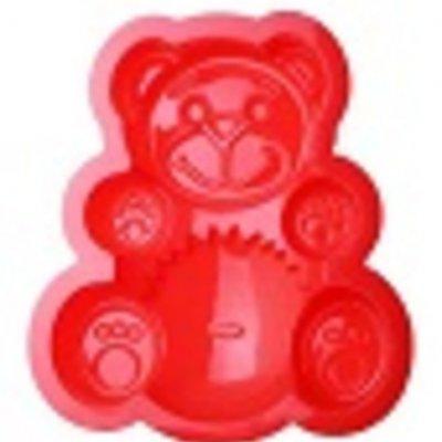 Силіконова форма "ведмедик великий" 18 х 14 х 4 см (шт), фото 1