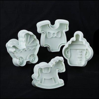 Плунжер для мастики " дитячий " ( 4 шт), фото 1