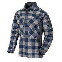Рубашка Helikon-Tex® MBDU Flannel - Slate Blue Checkered