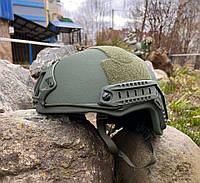 Шлем тактический военный защитный бронешлем Fast NIJ IIIA баллистический каска армейская шолом ВСУ