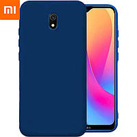 Противоударный чехол для Xiaomi Redmi 8A Dark Blue Spigen анти отпечатки пальцев