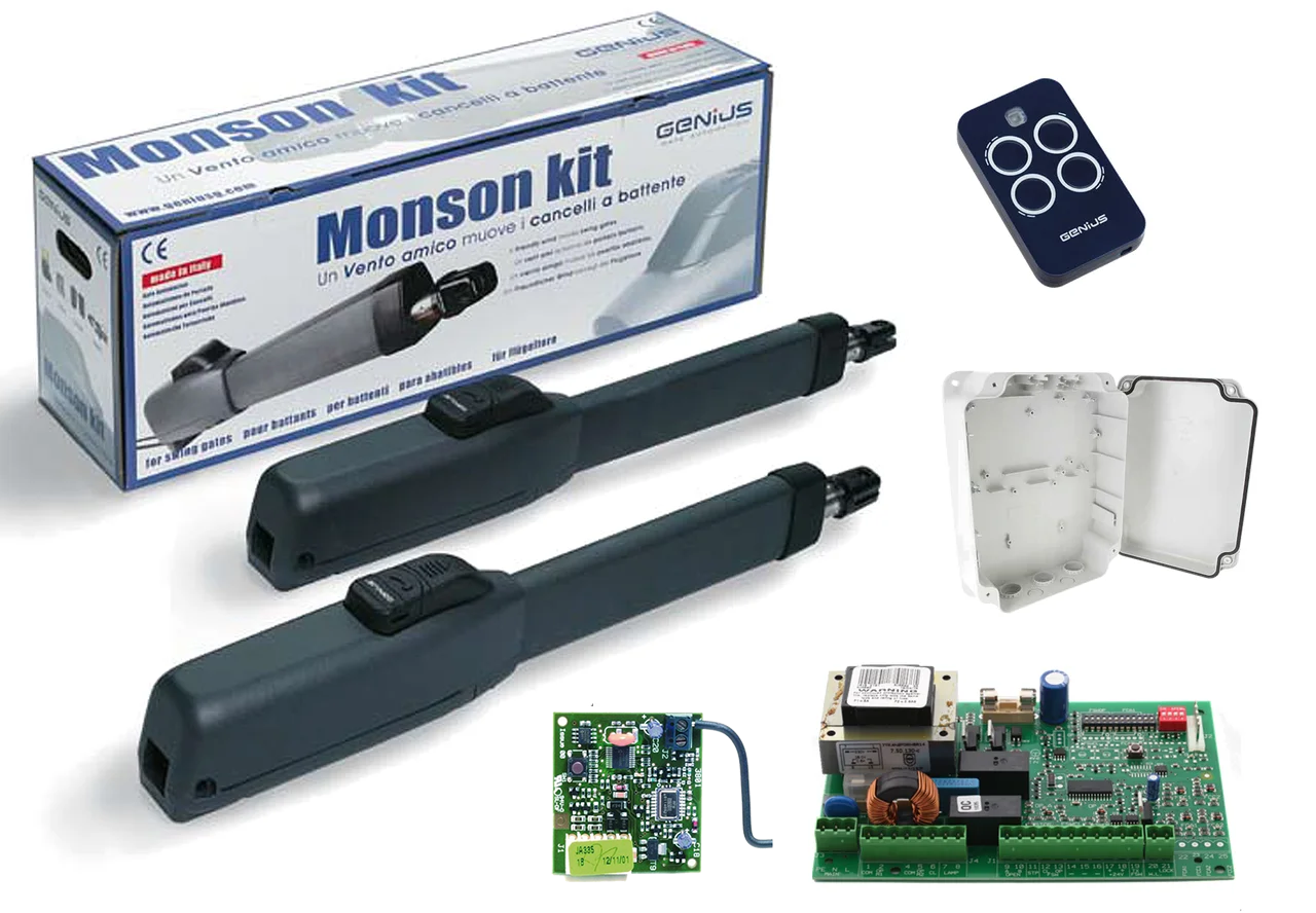 FAAC GENIUS MONSON KIT (Mistral 300) — автоматика для розпашних воріт ( стулка до 3м )