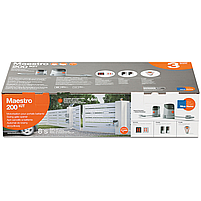 Nice Home Maestro 200 KIT — автоматика для розпашних воріт (стулка довжиною до 2,2 м і вагою до 250 кг), фото 5
