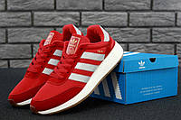 Красные мужские кроссовки Adidas Iniki Runner Red