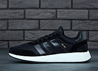 Черные мужские кроссовки Adidas Iniki Runner Black