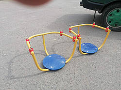 Гойдалка сидіння металеве підвісне на турнік. Будь-який колір