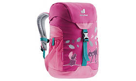 Рюкзак Deuter Schmusebär 8 л для дітей, колір 5581 ruby-hotpink, з зручною пряжкою.