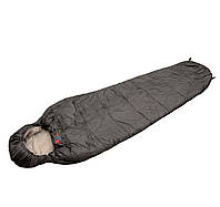 Спальный мешок Time Eco Extreme-220, туристический зимний спальник кокон до -20, Темно-серый