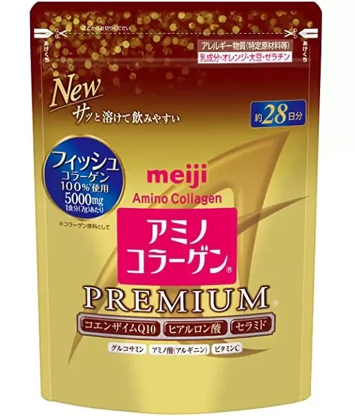 Meiji Amino Collagen Premium 30 днів 214г питної низькомолекулярний японський аміно колаген преміум