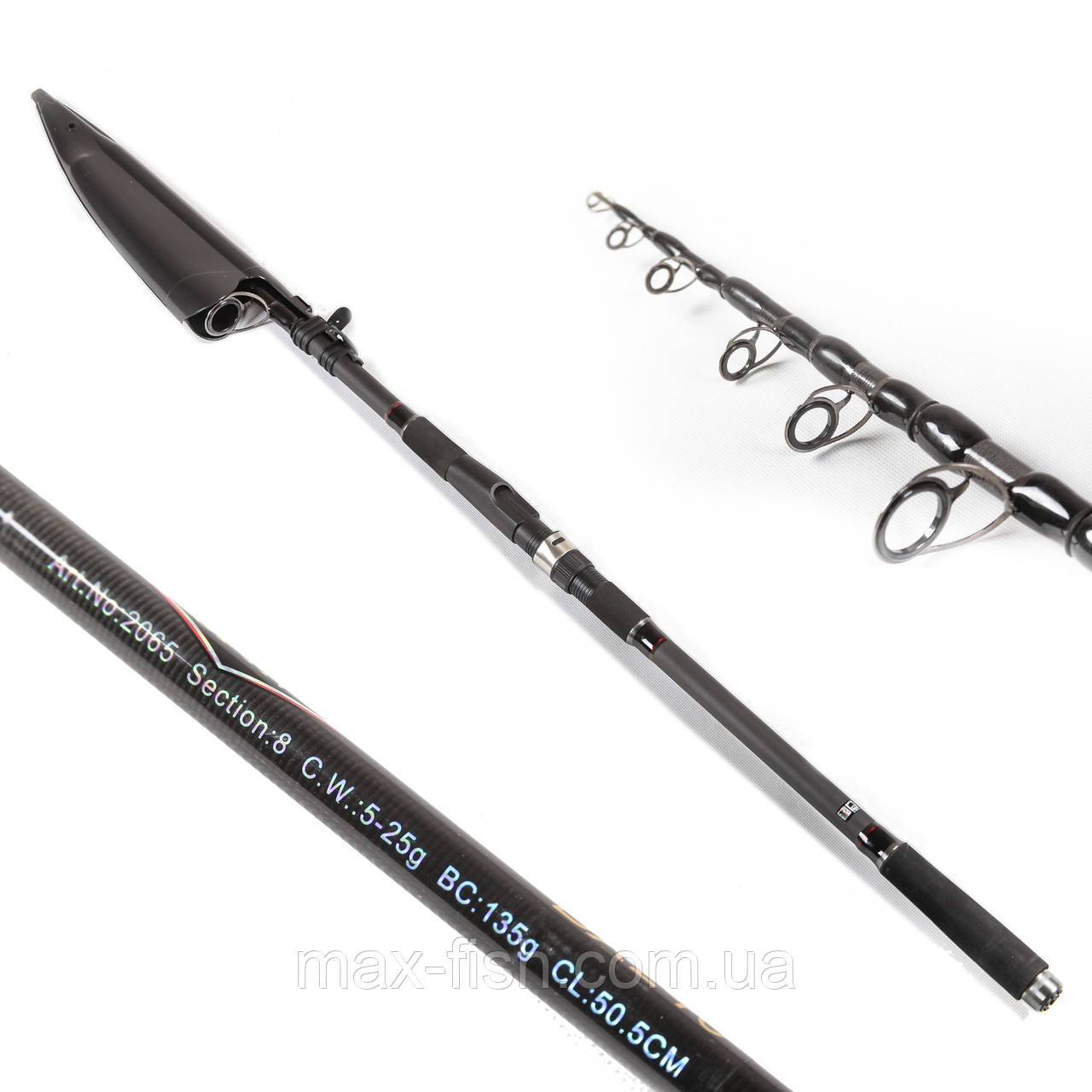 Карпове вудлище Feima ECHO 3,6м 80-200г КАРБОН, фото 1