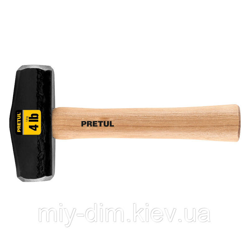 Кувалда Pretul типу Невада мала, дерев&#039;яна ручка, 1,8 кг, 270 мм