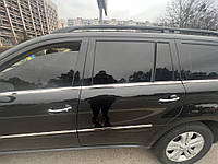 Нижние молдинги окон нержавейка (6 шт) для Mercedes GL сlass X164 2006-2012 гг