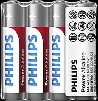 Батарейка PHILIPS Power Alkaline AAA/LR-03
