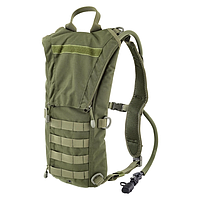 Якісний, тактичний гідрат-рюкзак (питувальна система) Hydro Back V-Cut Outac 3 л (Оливковий), рюкзак