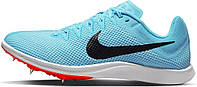 Кроссовки беговые Nike ZOOM RIVAL DISTANCE голубые DC8725-400